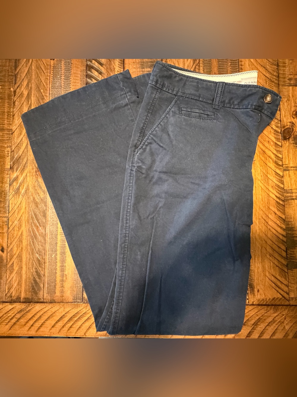 Old Navy Navy Blue Cotton Shorts - Picture 3 of 3